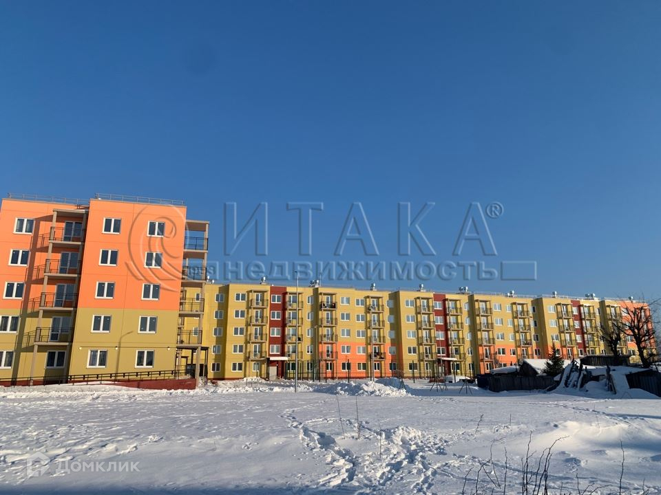 Купить 1-комнатную квартиру, 35 м² по адресу Ленинградская область ...