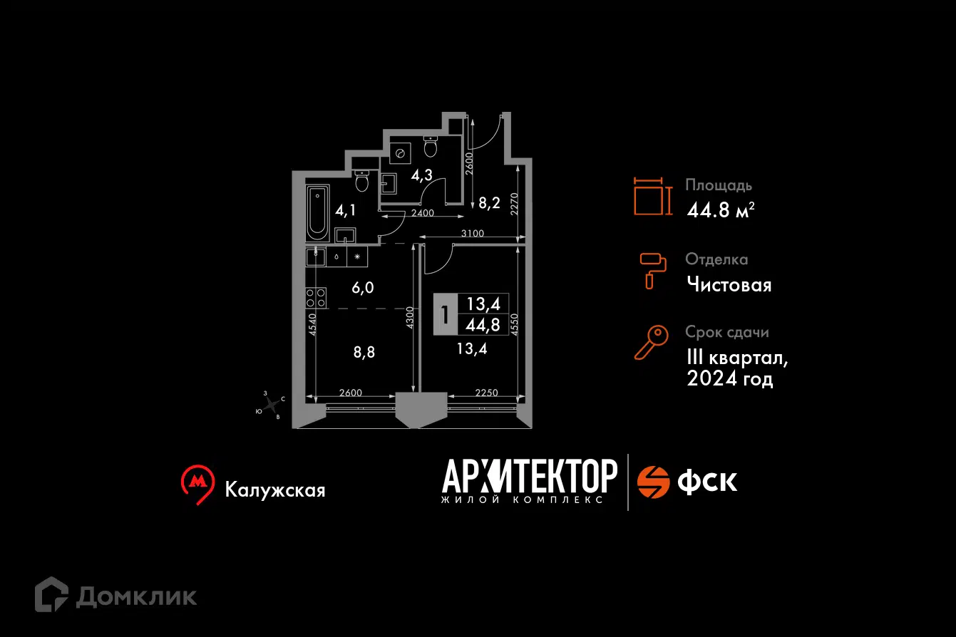 ЖК Архитектор Москва от официального застройщика ГК ФСК: цены и планировки  квартир, ход строительства, срок сдачи, отзывы покупателей, ипотека, акции  и скидки — Домклик