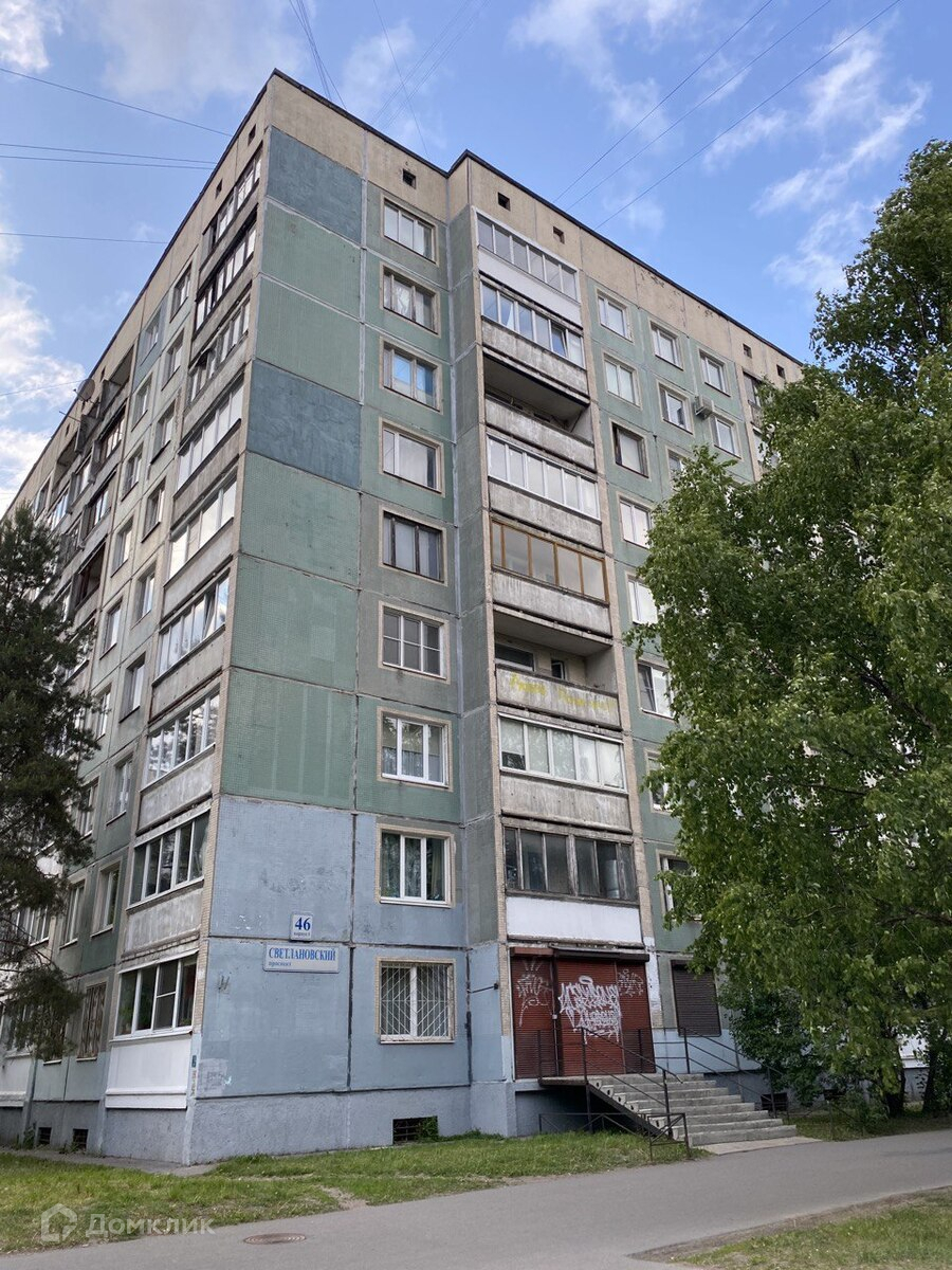 Купить 3-комнатную квартиру, 71 м² по адресу Санкт-Петербург, Светлановский  проспект, 46к1, 4 этаж, метро Академическая за 12 880 000 руб. в Домклик —  поиск, проверка, безопасная сделка с жильем в офисе Сбербанка.