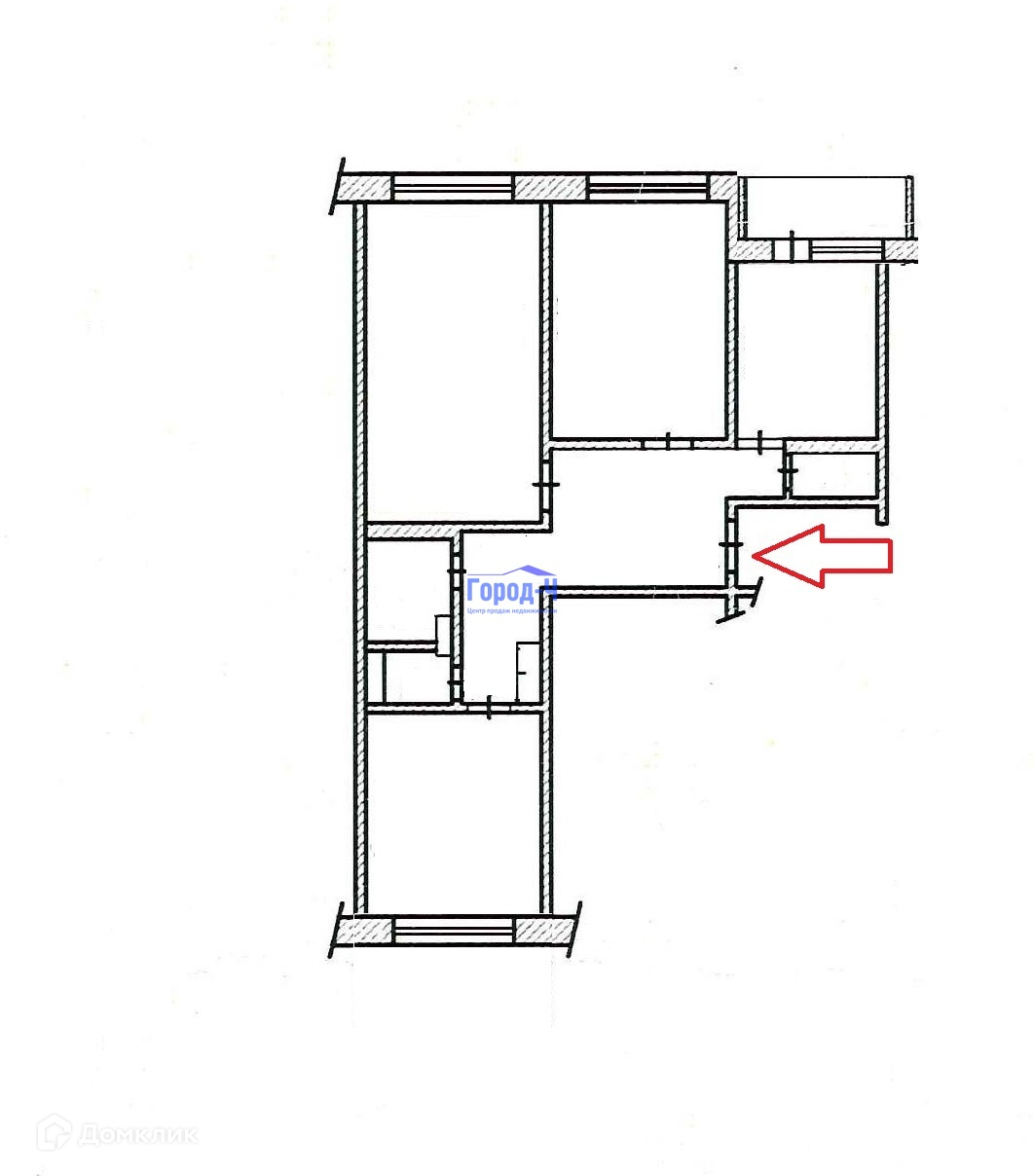 Купить 3-комнатную квартиру, 74.2 м² по адресу Чувашская Республика,  Чебоксары, Гражданская улица, 64, 4 этаж за 5 200 000 руб. в Домклик —  поиск, проверка, безопасная сделка с жильем в офисе Сбербанка.