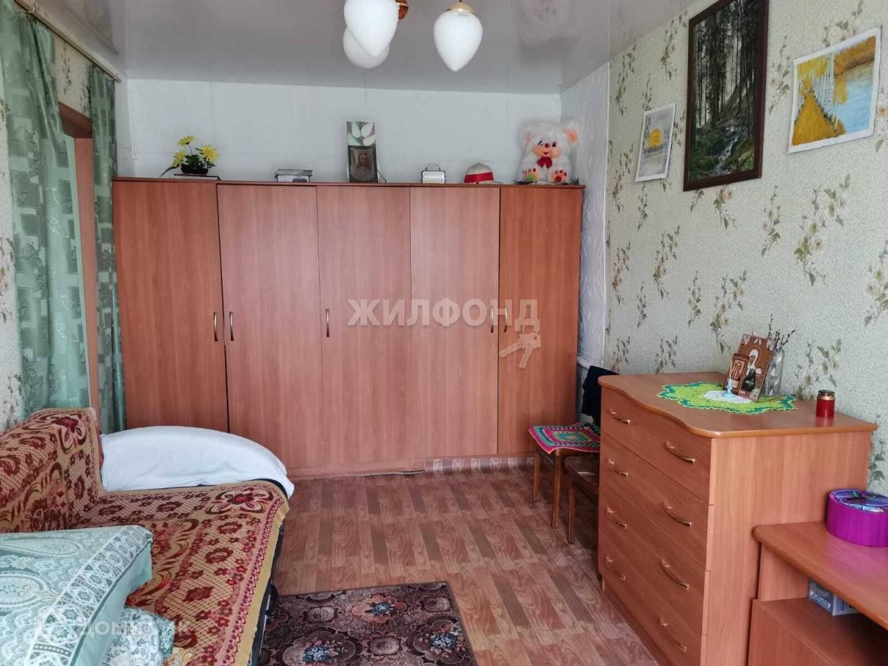 Купить дом, 57.5 м² по адресу Новосибирская область, Колыванский район,  село Вьюны, улица Пичугина, 1 этаж за 2 100 000 руб. в Домклик — поиск,  проверка, безопасная сделка с жильем в офисе Сбербанка.