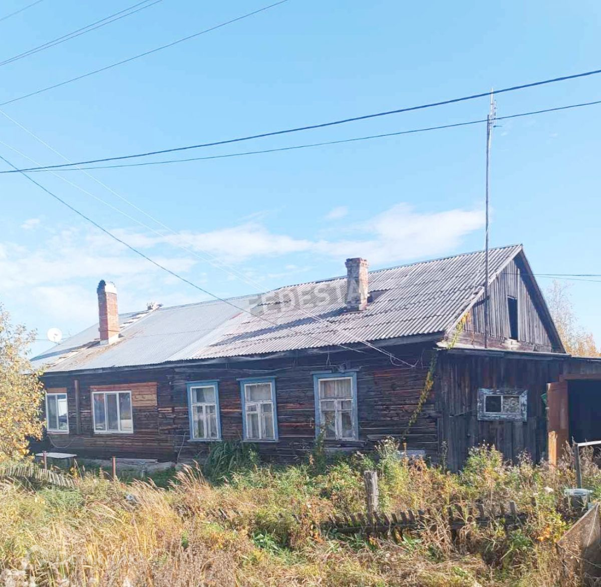 Купить часть дома по адресу Пермский край, Соликамский городской округ,  посёлок Тюлькино за 380 000 руб. в Домклик — поиск, проверка, безопасная  сделка с жильем в офисе Сбербанка.