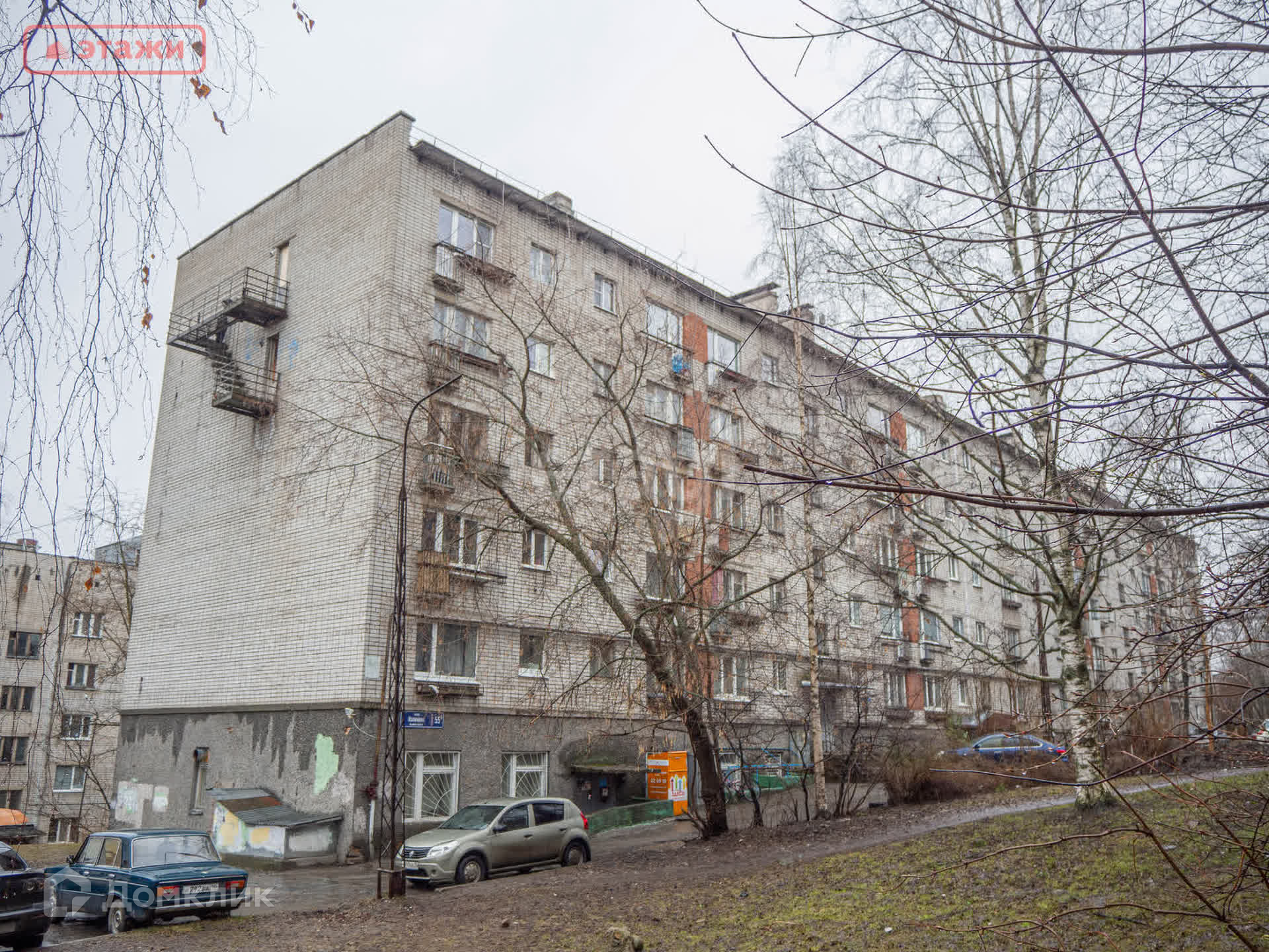 Купить 1-комнатную квартиру, 21.6 м² по адресу Республика Карелия,  Петрозаводск, улица Калинина, 55Б, 2 этаж за 2 885 000 руб. в Домклик —  поиск, проверка, безопасная сделка с жильем в офисе Сбербанка.