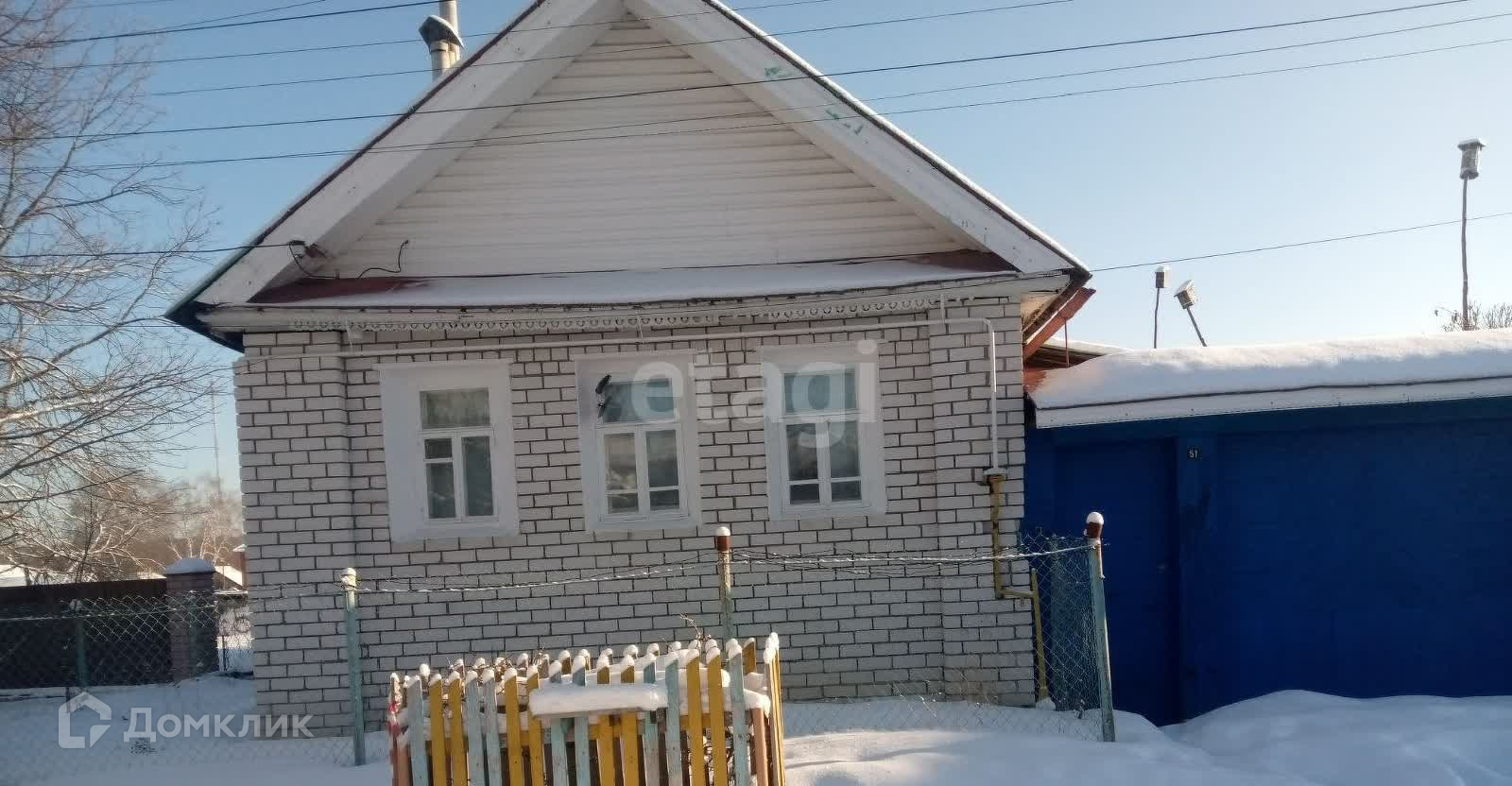 Купить дом, 42 м² по адресу Нижегородская область, городской округ Выкса,  рабочий посёлок Виля, посёлок Проволочное за 2 900 000 руб. в Домклик —  поиск, проверка, безопасная сделка с жильем в офисе Сбербанка.