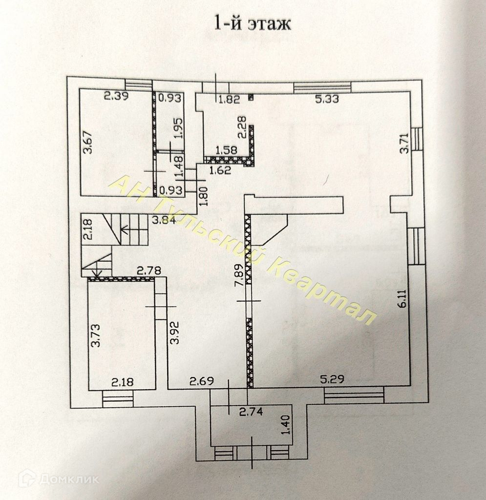 Купить дом, 230.3 м² по адресу Тула, Верхняя Волоховская улица, 79 за 12  500 000 руб. в Домклик — поиск, проверка, безопасная сделка с жильем в  офисе Сбербанка.