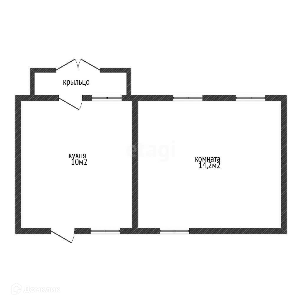 Купить дом, 24.2 м² по адресу Краснодарский край, Апшеронск, Партизанская  улица, 120 за 2 800 000 руб. в Домклик — поиск, проверка, безопасная сделка  с жильем в офисе Сбербанка.