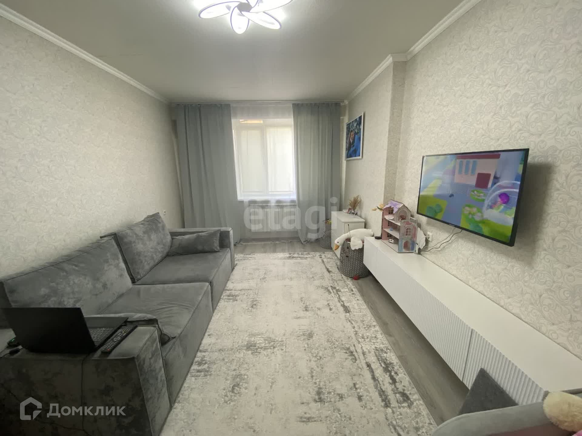 Купить 1-комнатную квартиру, 43.9 м² по адресу Белгород, улица Машковцева,  26, 4 этаж за 4 100 000 руб. в Домклик — поиск, проверка, безопасная сделка  с жильем в офисе Сбербанка.