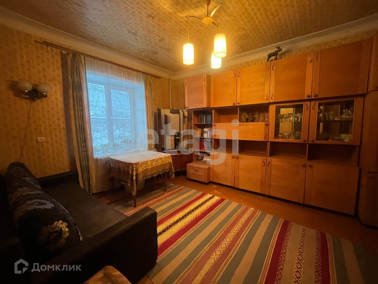 Купить 3-комнатную квартиру, 44 м² по адресу Брянская область, Фокино,  улица Калинина, 11, 1 этаж за 1 650 000 руб. в Домклик — поиск, проверка,  безопасная сделка с жильем в офисе Сбербанка.