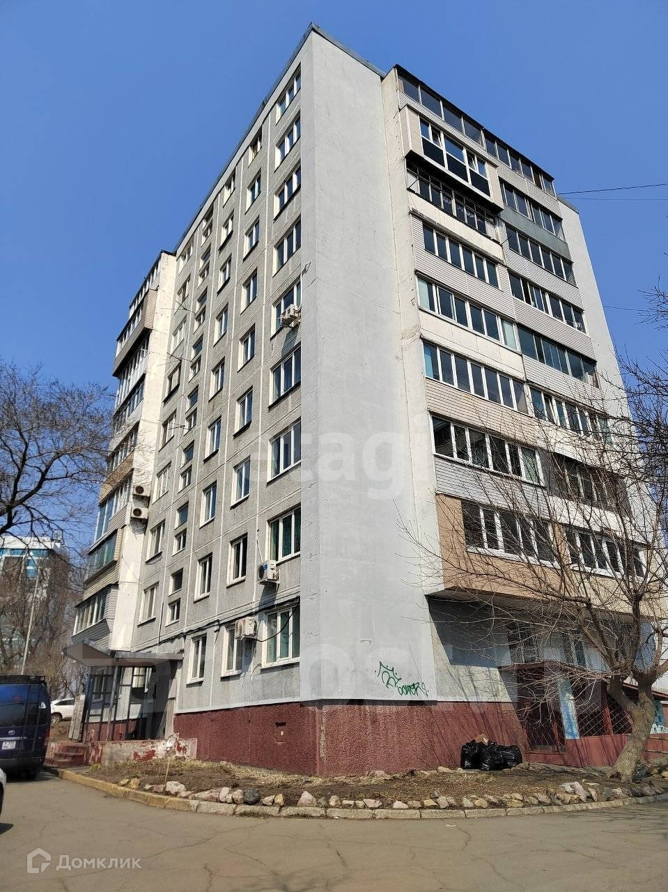 Снять 2-комнатную квартиру, 46.3 м² по адресу Приморский край, Владивосток,  Енисейская улица, 23, 3 этаж по цене 42 000 руб. в месяц - Домклик — поиск,  проверка, безопасная сделка с жильем в офисе Сбербанка.