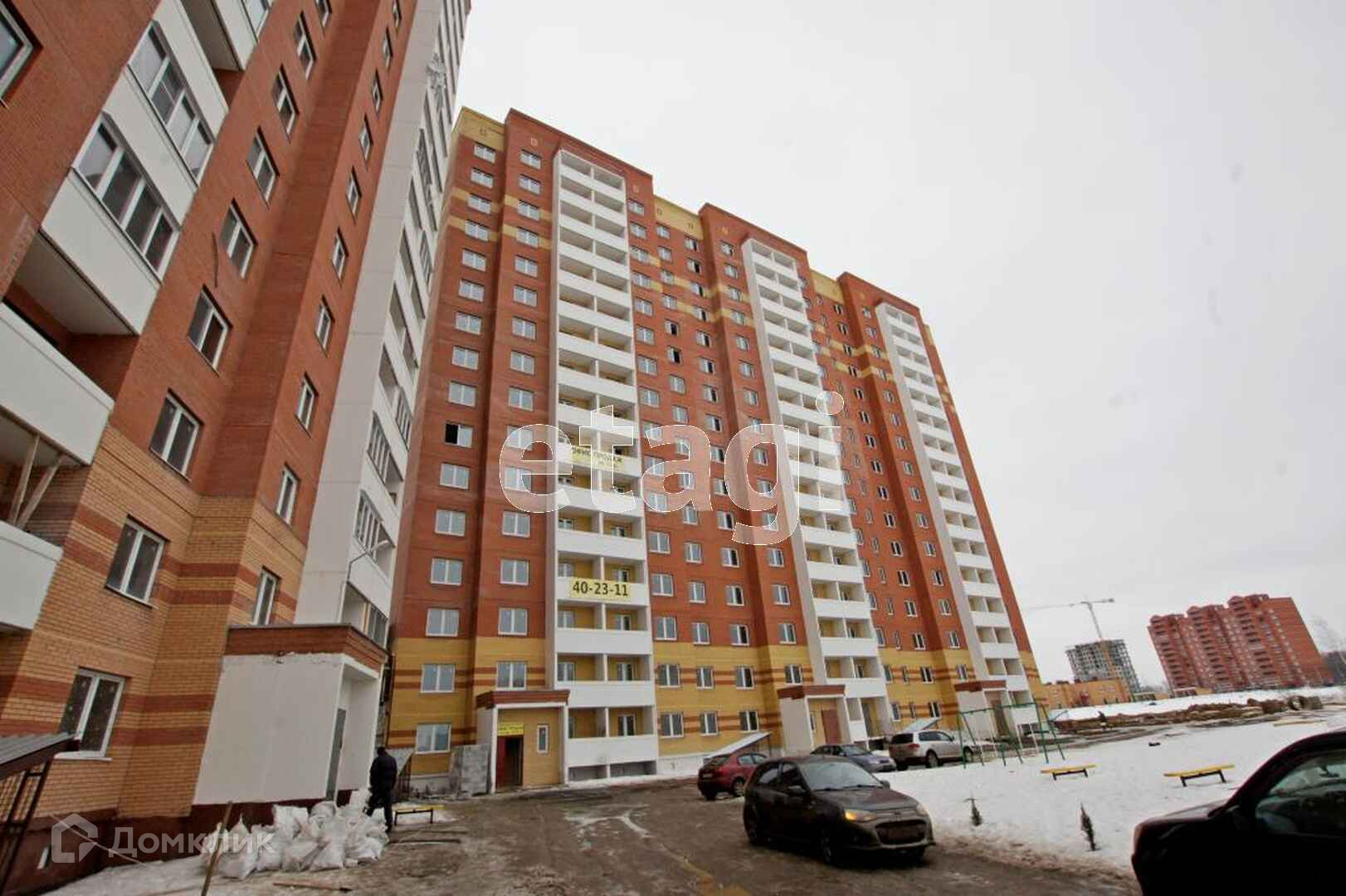 Купить 1-комнатную квартиру, 42.3 м² по адресу Калуга, улица Серафима  Туликова, 2, 10 этаж за 3 870 000 руб. в Домклик — поиск, проверка,  безопасная сделка с жильем в офисе Сбербанка.