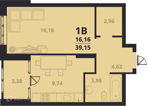 Купить Однокомнатную Квартиру В Ульяновске Новый Город