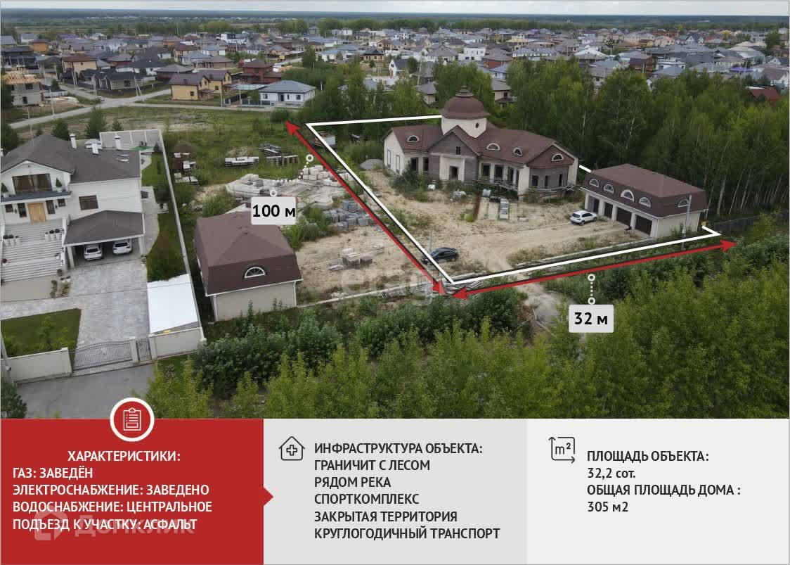 Купить дом, 305 м² по адресу Тюмень, ДНП Звенящие Кедры Тюмени за 22 000  000 руб. в Домклик — поиск, проверка, безопасная сделка с жильем в офисе  Сбербанка.