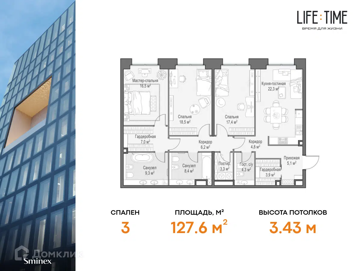 ЖК LIFE TIME (ЛАЙФ ТАЙМ) Москва от официального застройщика Sminex: цены и  планировки квартир, ход строительства, срок сдачи, отзывы покупателей,  ипотека, акции и скидки — Домклик