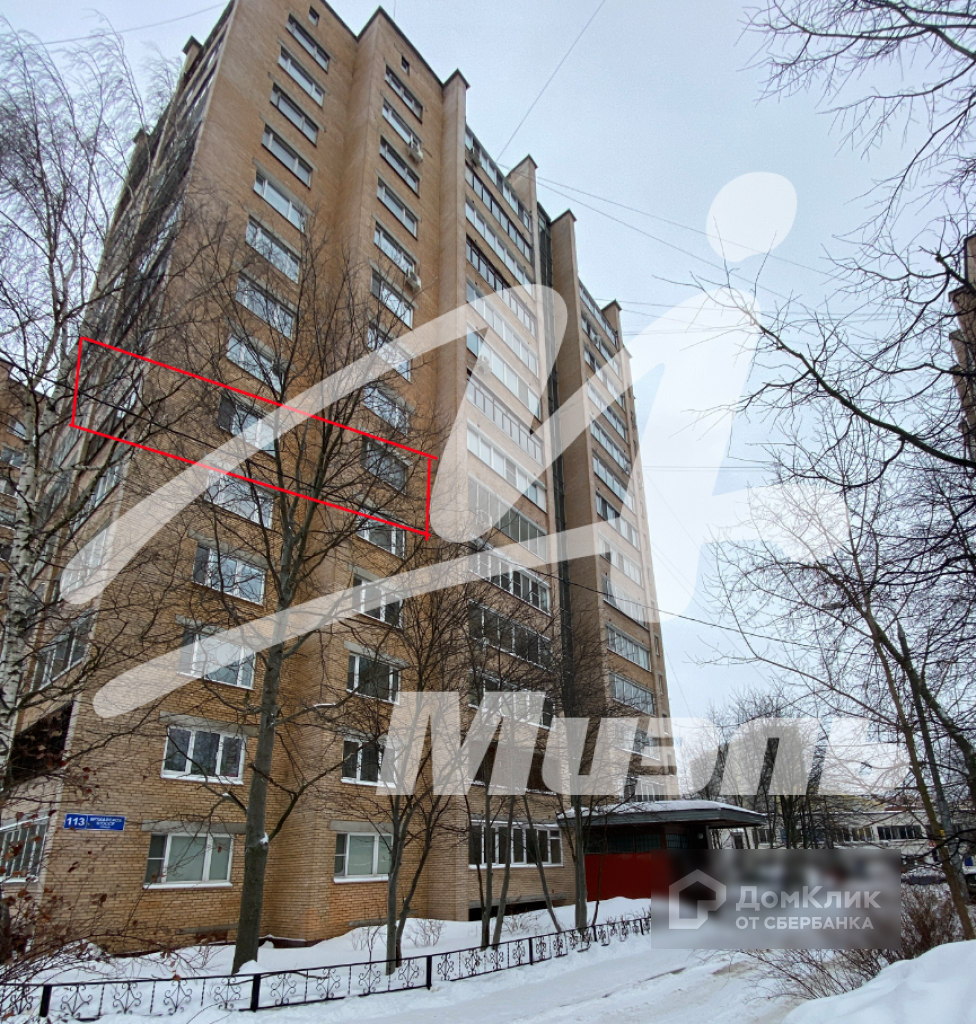 Купить 2-комнатную квартиру, 59.5 м² по адресу Московская область, Одинцово,  Можайское шоссе, 113, 6 этаж, метро станция Одинцово за 7 999 000 руб. в  Домклик — поиск, проверка, безопасная сделка с жильем в офисе Сбербанка.