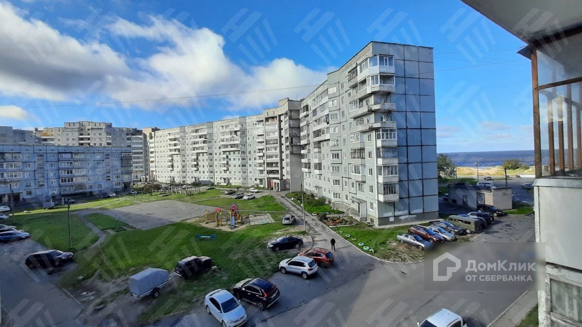 Купить 2-комнатную квартиру, 54.6 м² по адресу Архангельская область,  Северодвинск, Приморский бульвар, 40А, 4 этаж за 4 600 000 руб. в Домклик —  поиск, проверка, безопасная сделка с жильем в офисе Сбербанка.