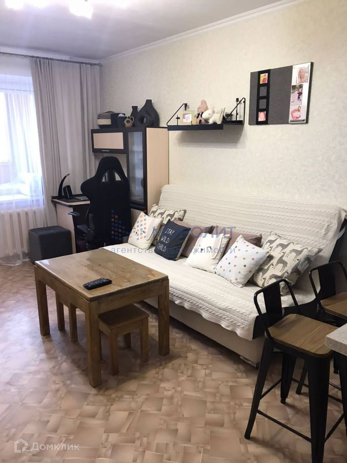 Купить 1-комнатную квартиру, 32 м² по адресу Чувашская Республика .