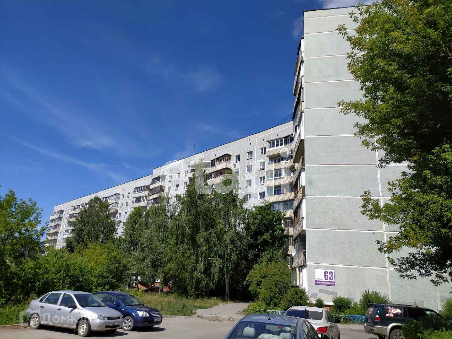 Купить 3-комнатную квартиру, 79.8 м² по адресу Челябинская область, Озерск,  улица Дзержинского, 63, 9 этаж за 3 800 000 руб. в Домклик — поиск,  проверка, безопасная сделка с жильем в офисе Сбербанка.