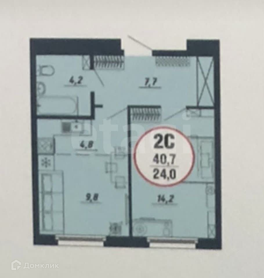 Новосибирск, улица Есенина, 12Б - Aanzicht 6