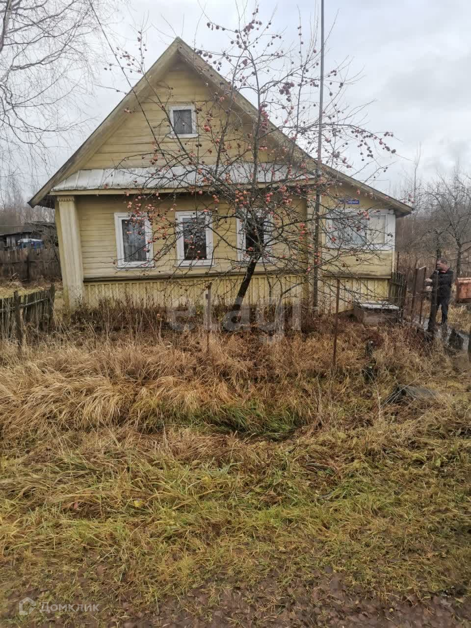 Купить дом, 29.7 м² по адресу Новгородская область, Демянский муниципальный  округ, село Лычково, Базарная улица за 450 000 руб. в Домклик — поиск,  проверка, безопасная сделка с жильем в офисе Сбербанка.