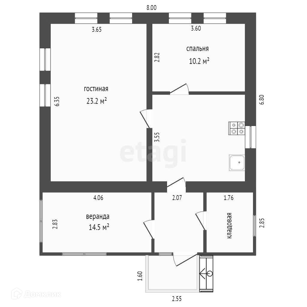 Купить дом, 45.4 м² по адресу Тюменский район, село Ембаево, улица Мусы  Джалиля за 7 000 000 руб. в Домклик — поиск, проверка, безопасная сделка с  жильем в офисе Сбербанка.