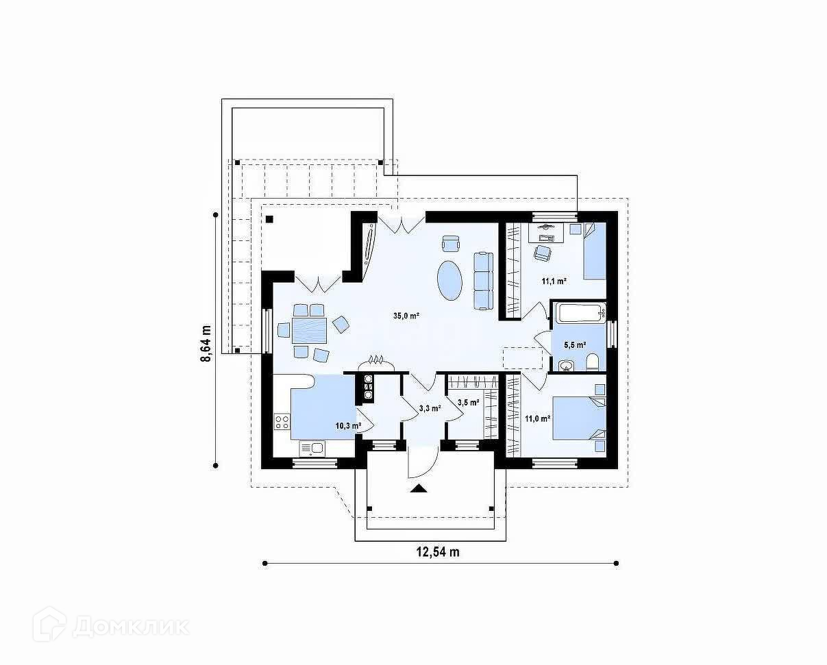 Купить дом, 86 м² по адресу Пермский край, Добрянский городской округ,  посёлок станции Пальники за 1 400 000 руб. в Домклик — поиск, проверка,  безопасная сделка с жильем в офисе Сбербанка.