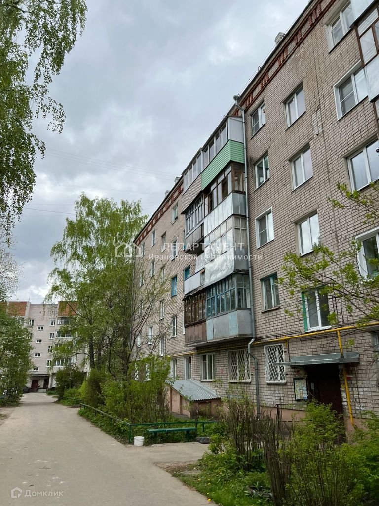 Купить 1-комнатную квартиру, 31 м² по адресу Иваново, улица Балахнина, 24,  5 этаж за 2 329 000 руб. в Домклик — поиск, проверка, безопасная сделка с  жильем в офисе Сбербанка.