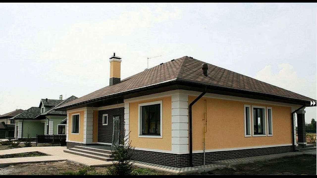 Фасад проект одноэтажного дома Купить дом, 120 м² по адресу Краснодар, Карасунский внутригородской округ за 6 2
