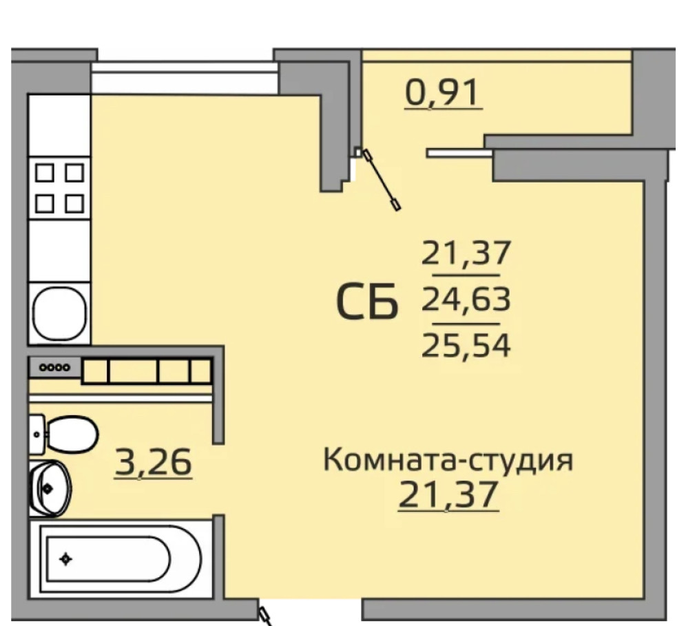 Купить Студию В Славянке Спб