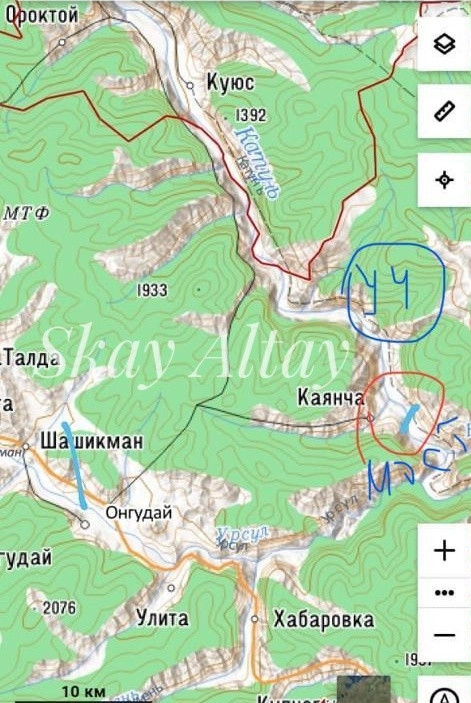 Публичная кадастровая карта республики алтай онгудайский район ининское сп