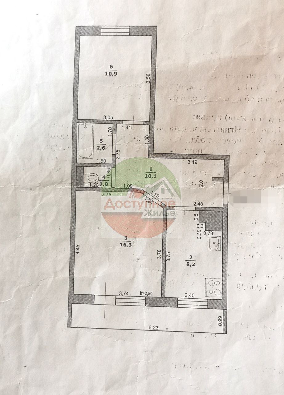 Купить 2-комнатную квартиру, 50 м² по адресу Белгородская область,  Алексеевка, посёлок Ольминского, 15, 2 этаж за 2 725 000 руб. в Домклик —  поиск, проверка, безопасная сделка с жильем в офисе Сбербанка.