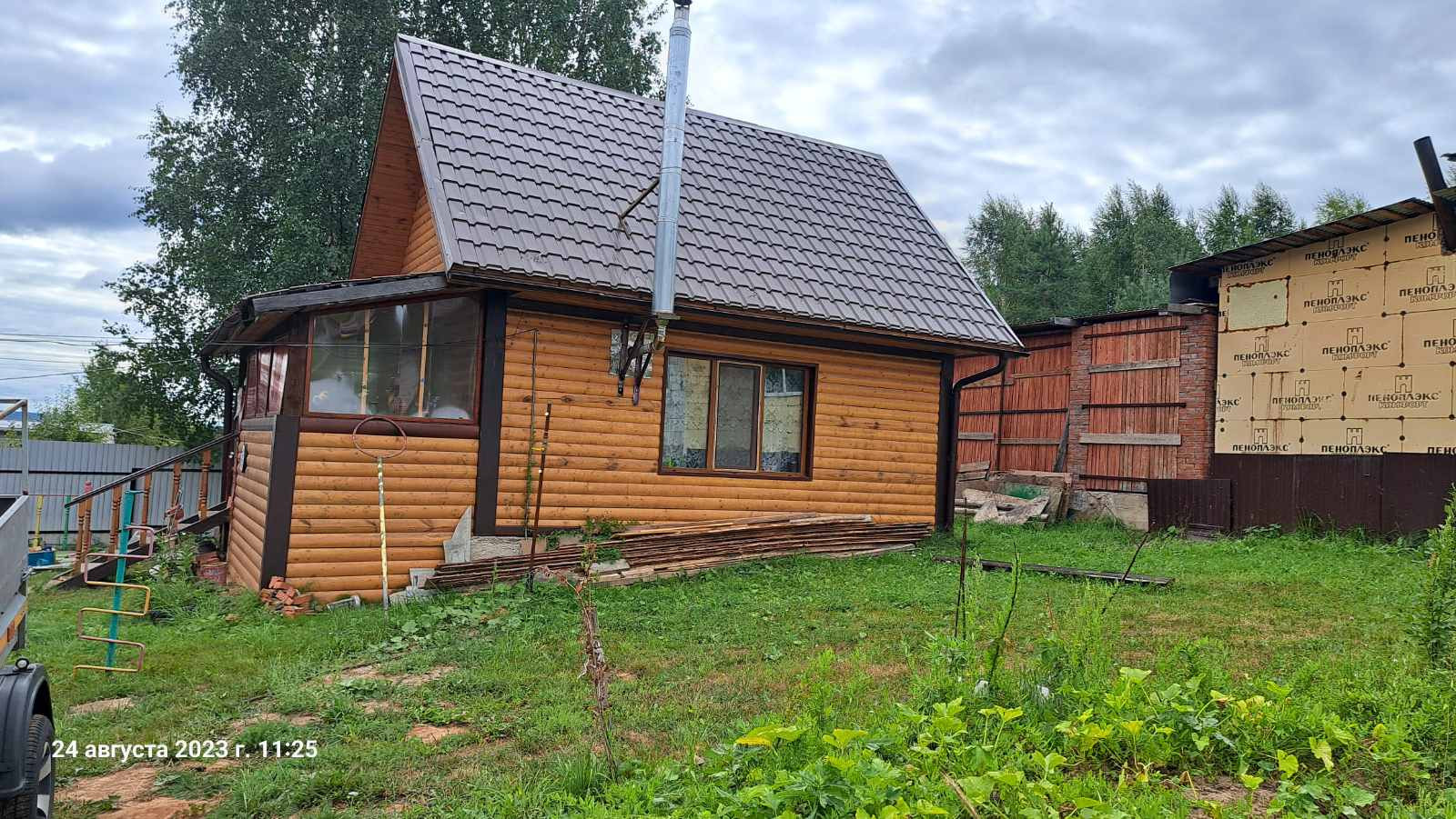 Купить дом, 26.6 м² по адресу Пермский край, Нытвенский городской округ,  рабочий посёлок Новоильинский, улица Василия Сазыкина, 3 за 2 100 000 руб.  в Домклик — поиск, проверка, безопасная сделка с жильем в офисе Сбербанка.