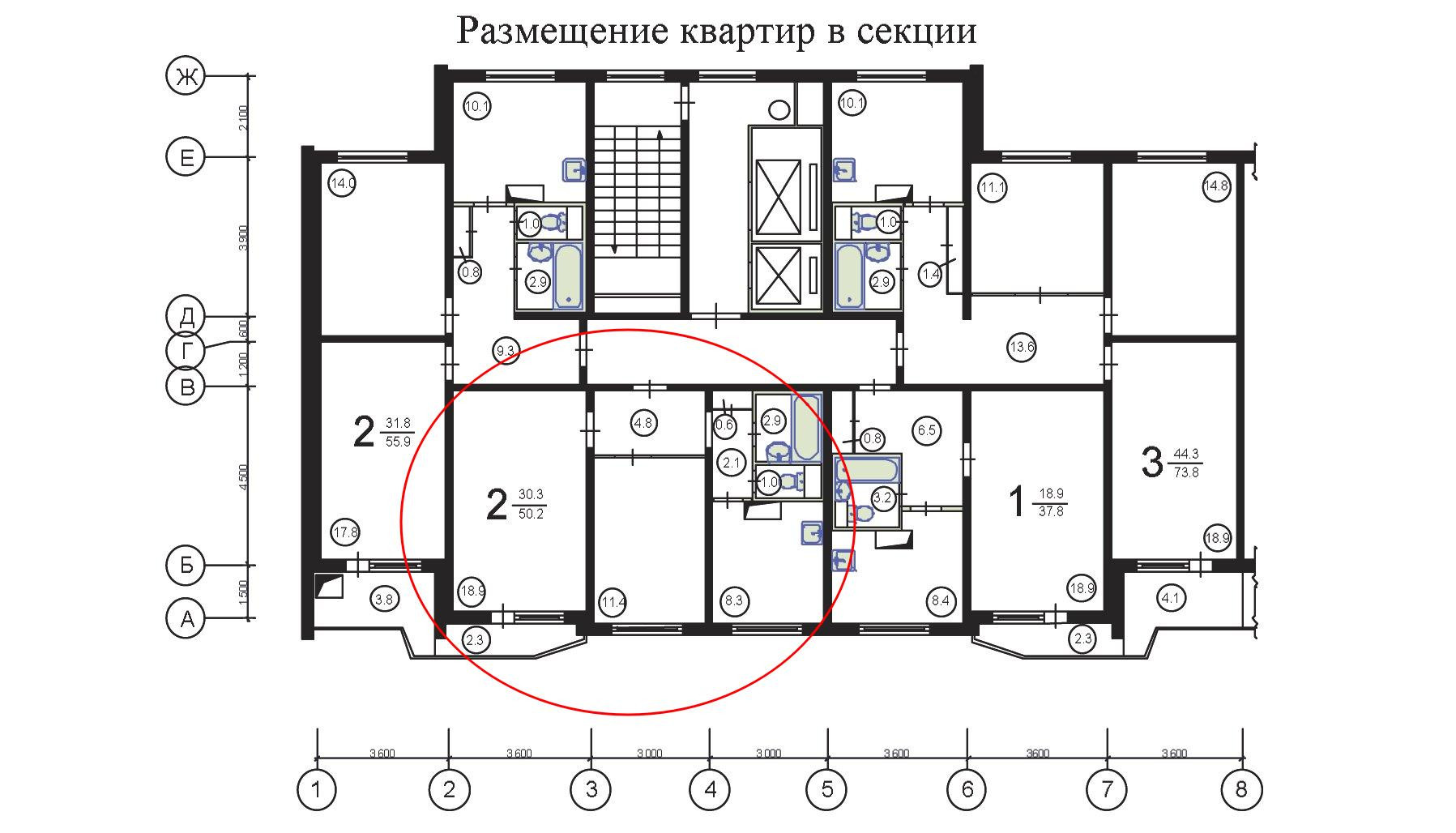 План квартиры по адресу в москве с размерами