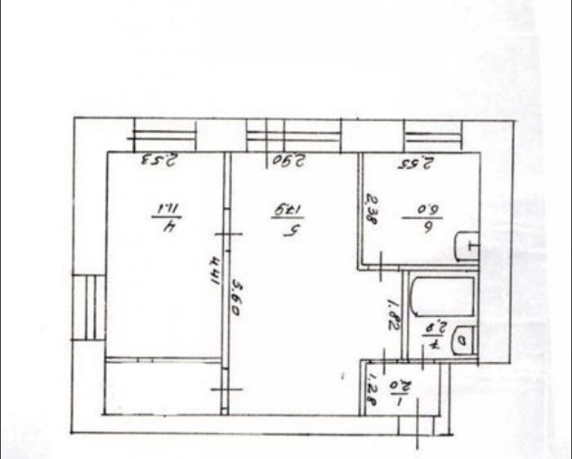 Планировка угловой хрущевки 2 комнаты Купить 2-комнатную квартиру, 41.5 м² по адресу Иваново, улица Богдана Хмельницко