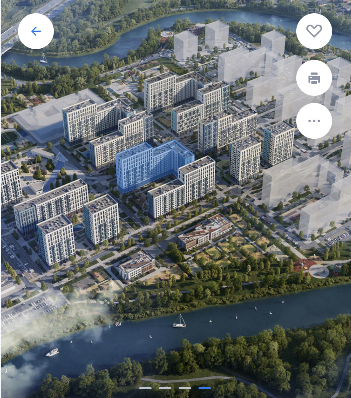 Купить 3-комнатную квартиру, 52.3 м² по адресу Московская область ...