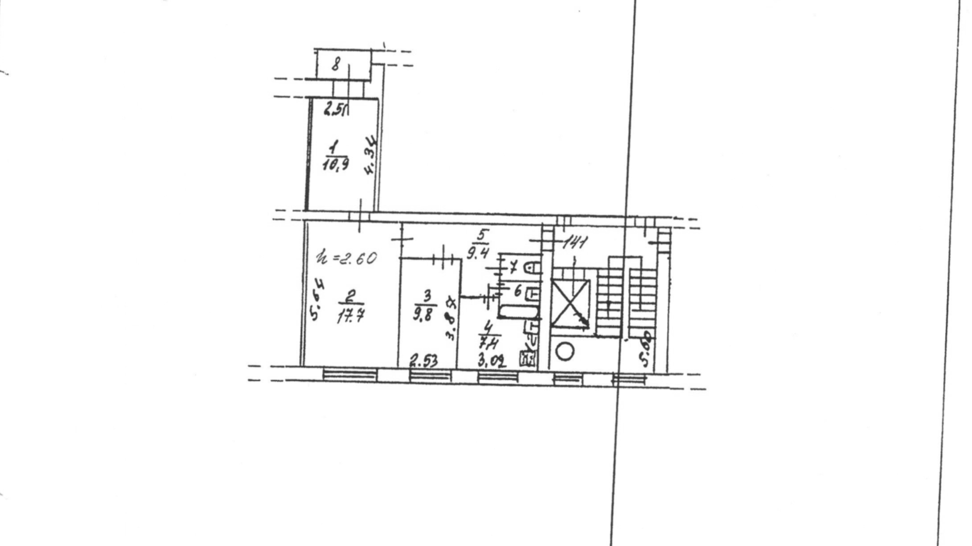 Купить 3-комнатную квартиру, 60 м² по адресу Московская область ...