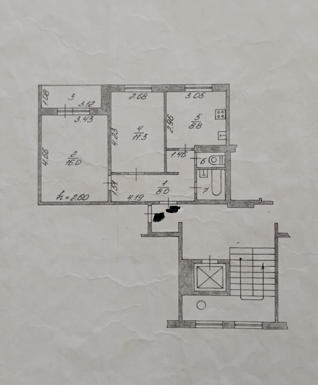 Снять 2-комнатную квартиру, 47.1 м² по адресу Тверская область, Удомля,  улица Попова, 18/1, 6 этаж по цене 25 000 руб. в месяц - Домклик — поиск,  проверка, безопасная сделка с жильем в офисе Сбербанка.