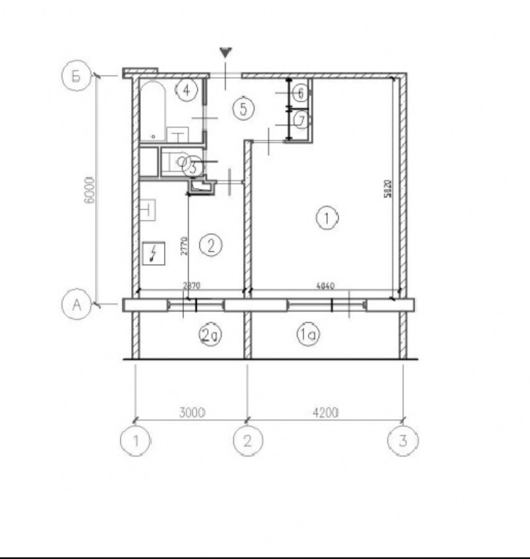 Планировка квартиры п 47 Купить 1-комнатную квартиру, 41.6 м² по адресу Москва, район Капотня, 5-й кварта