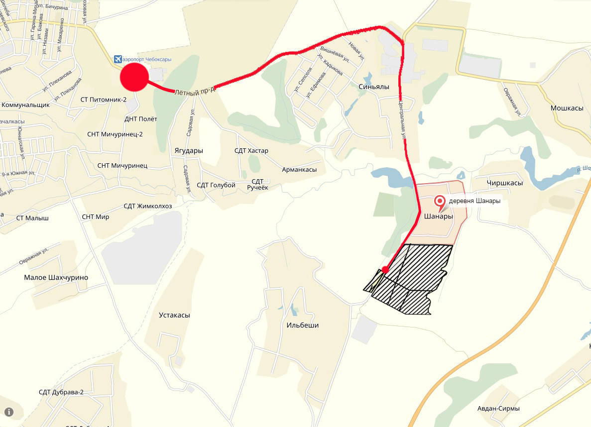 Карта чебоксарского района с деревнями и улицами