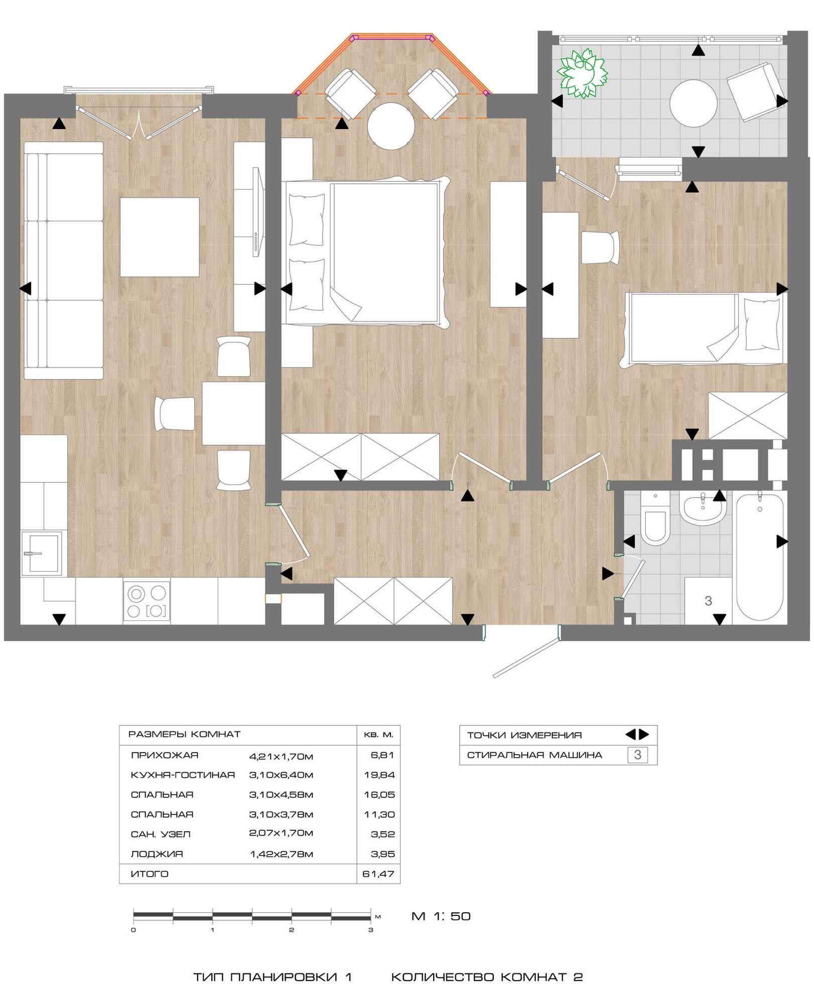 Купить 2-комнатную квартиру, 61.47 м² по адресу Краснодарский край, Анапа,  Супсехское шоссе, 39к3, 12 этаж за 10 150 000 руб. в Домклик — поиск,  проверка, безопасная сделка с жильем в офисе Сбербанка.