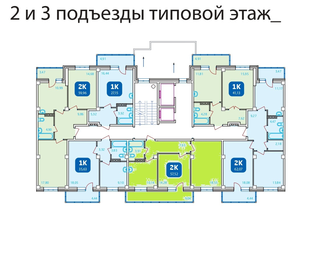 ЖК микрорайон 8, д. 14, корпус а Сосновоборск планировка.