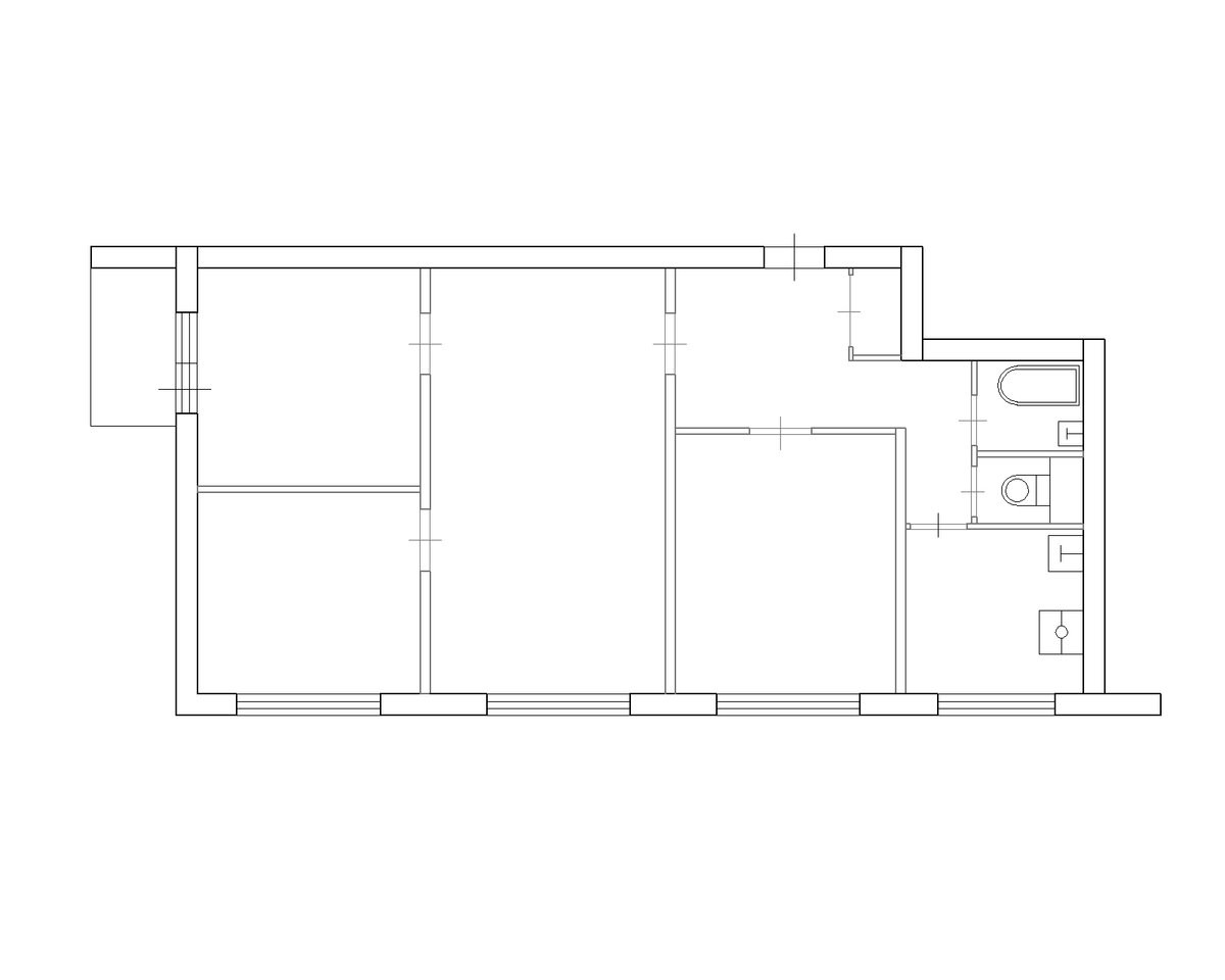 Купить 3-комнатную квартиру, 57.9 м² по адресу Москва, улица Палехская, 17, 9 эт