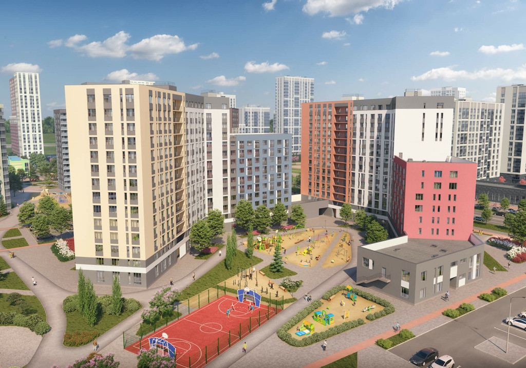 Фото жилых комплексов екатеринбург Купить 2-комнатную квартиру, 62.36 м² по адресу Свердловская область, Екатеринбу