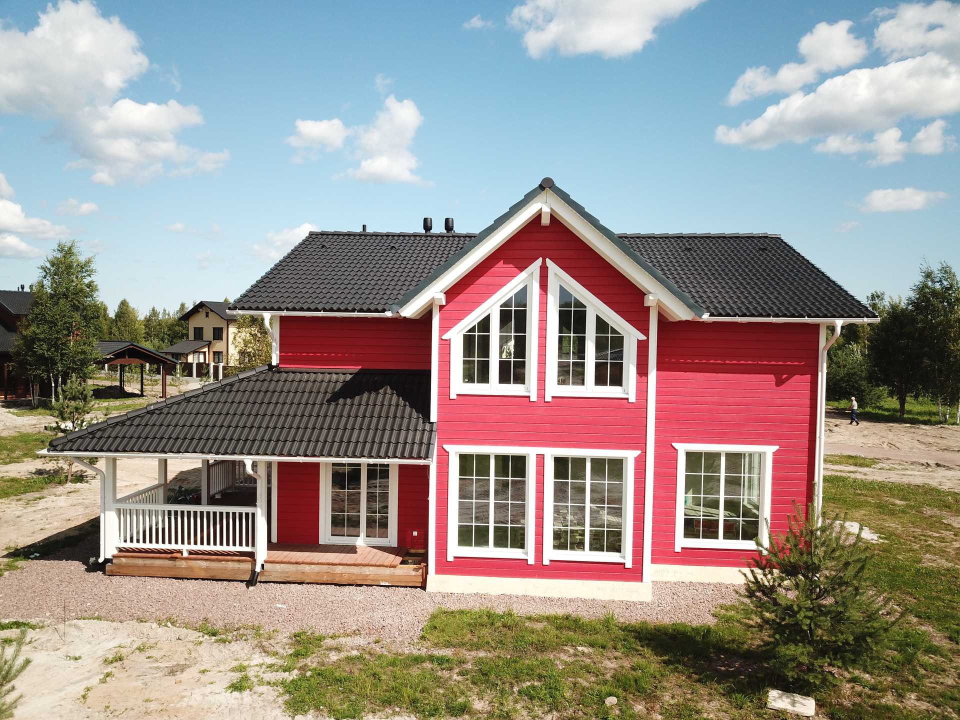 поливаново д. поселок ильме финляндия. фото поселок солидарность елец. в поселке 224 дома. коттедж из кирпича.