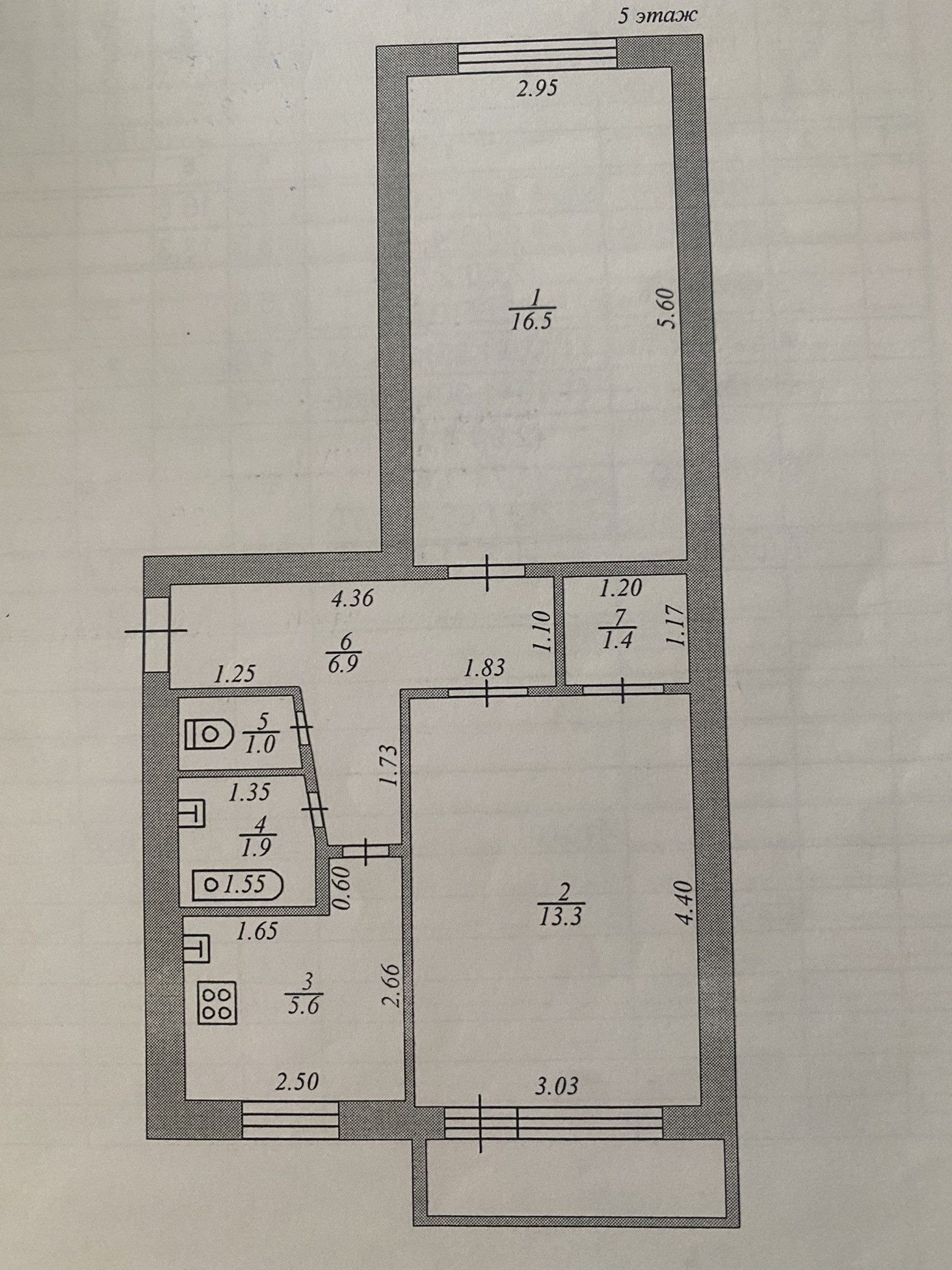 Купить 2-комнатную квартиру, 44 м² по адресу Иркутская область, Железногорск -Илимский, 6-й квартал, 5, 5 этаж за 1 700 000 руб. в Домклик — поиск,  проверка, безопасная сделка с жильем в офисе Сбербанка.