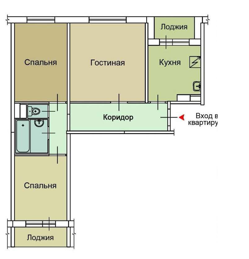 Планировка квартиры москва 3 комнатная Купить 2 комнаты в 3-комн. квартире, 20 м² по адресу Ростовская область, Волгодо