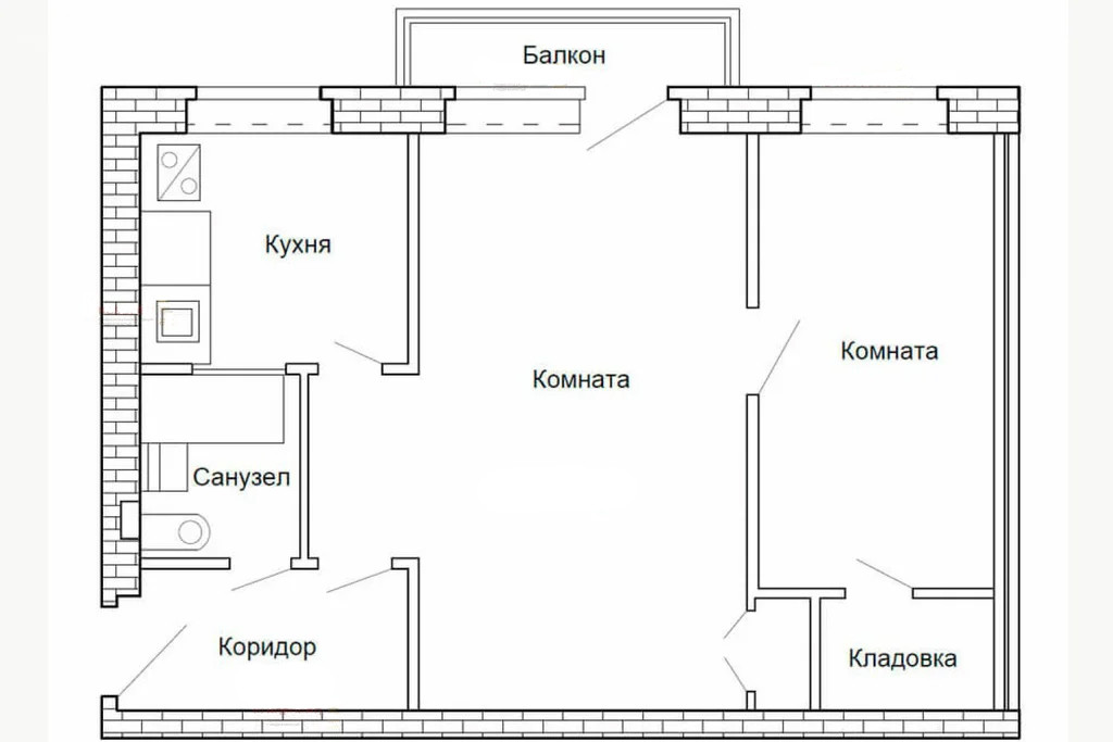 Планировка 2 комнатной квартиры хрущевка фото 10