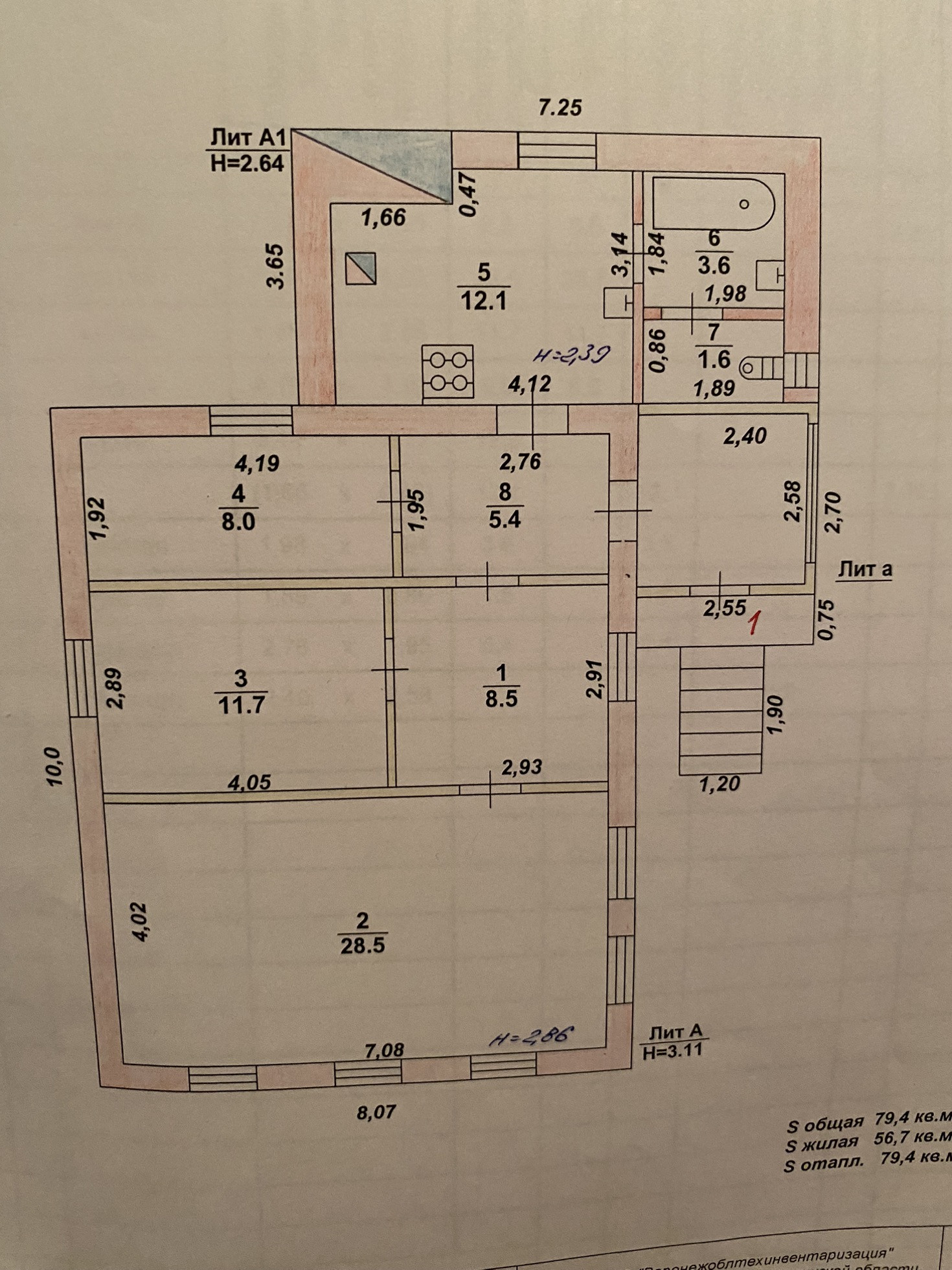 Купить дом, 80 м² по адресу Воронежская область, Калач, Песчаная улица, 34  за 1 500 000 руб. в Домклик — поиск, проверка, безопасная сделка с жильем в  офисе Сбербанка.