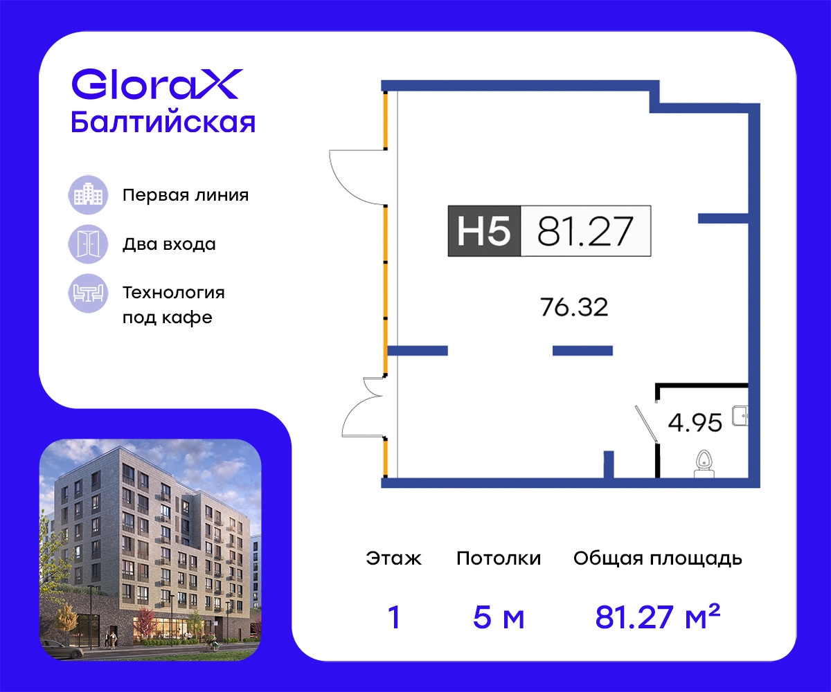 Купить помещение своб. назначения, 81.27 м² по адресу Санкт-Петербург,  улица Шкапина, 15, 1 этаж, метро Балтийская за 26 889 999 руб. в Домклик —  поиск, проверка, безопасная сделка с недвижимостью в офисе Сбербанка.