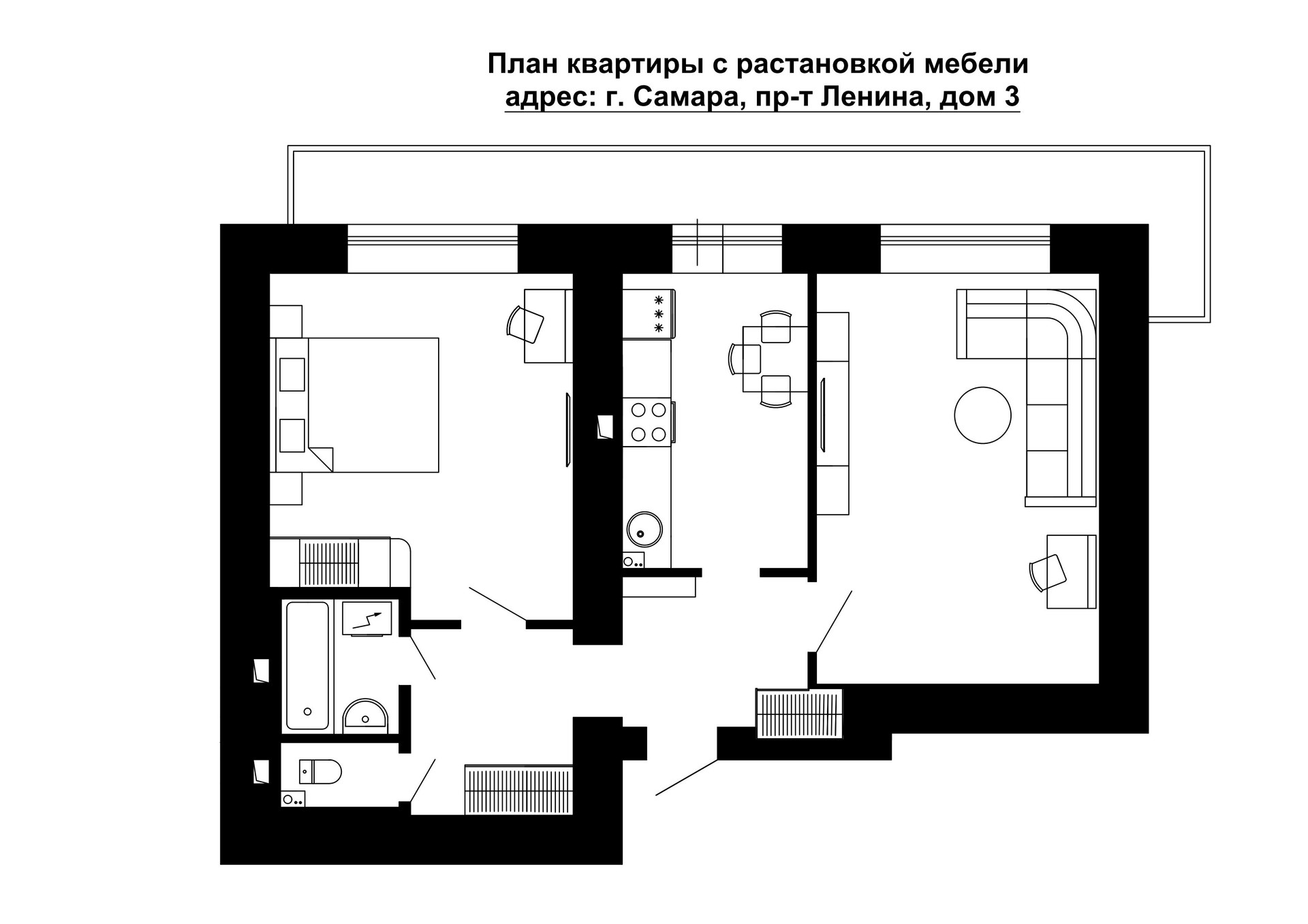 Купить 2-комнатную квартиру, 55 м² по адресу Самара, проспект Ленина, 3, 1  этаж, метро Алабинская за 6 950 000 руб. в Домклик — поиск, проверка,  безопасная сделка с жильем в офисе Сбербанка.