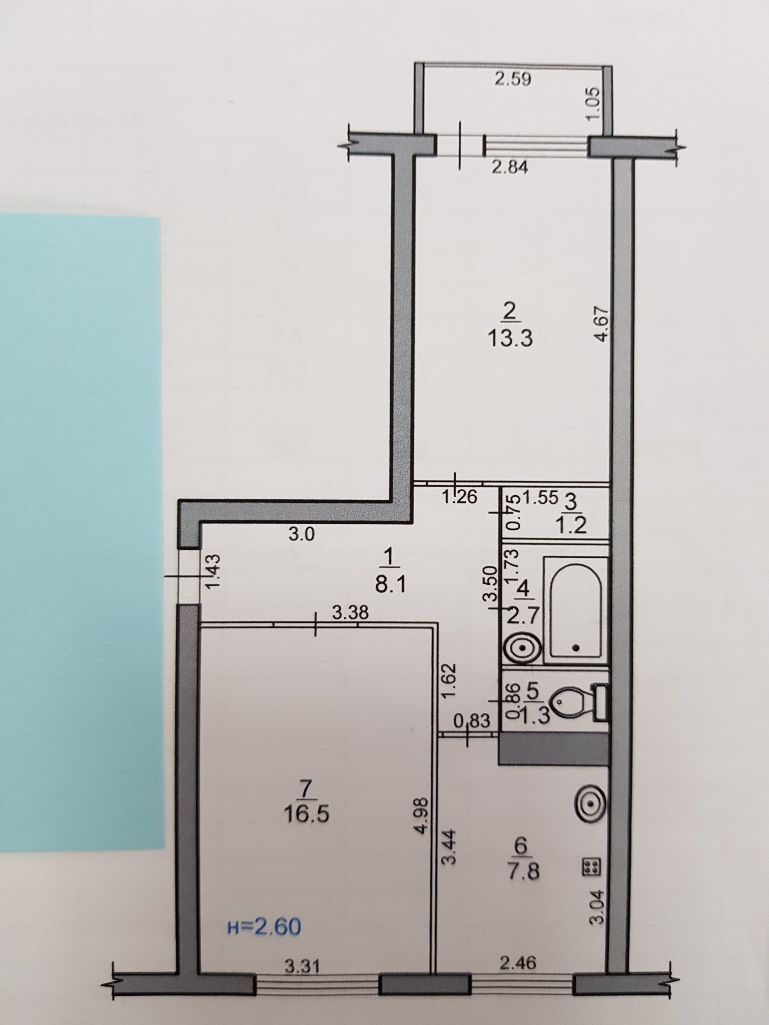 Купить 2-комнатную квартиру, 50.9 м² по адресу Волгоградская область,  рабочий посёлок Иловля, Советская улица, 14А, 1 этаж за 1 540 000 руб. в  Домклик — поиск, проверка, безопасная сделка с жильем в офисе Сбербанка.